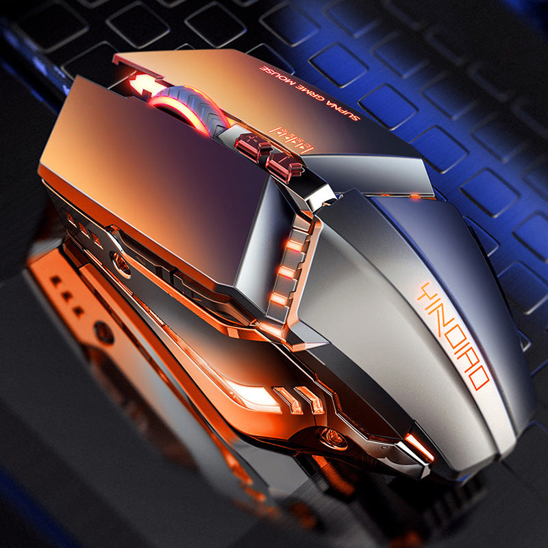 Elevate Your Gaming with the E-sports Mechanical Silent Wired Gaming Mouse